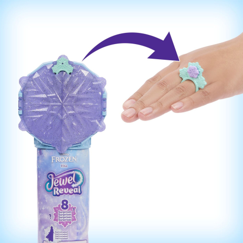 Disney frozen jewel reveal papusa elsa copii varsta 3 ani - 7 ani [9]