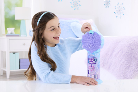 Disney frozen jewel reveal papusa elsa copii varsta 3 ani - 7 ani [4]