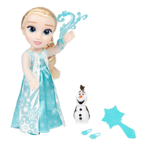 Disney Frozen - Papusa Elsa cu functii, 38 cm copii varsta 3-5 ani|5-7 ani|7-9 ani [3]