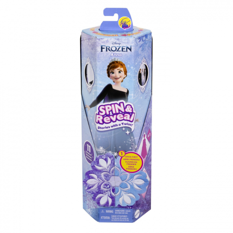 Jucării și Jocuri pentru copii - Disney frozen spin and reveal papusa anna, varsta de la 3 ani la 7 ani