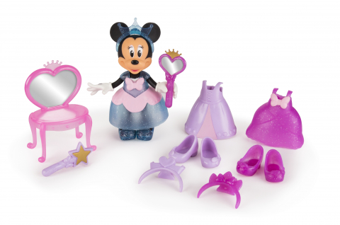Disney Minnie Mickey - Papusa cu accesorii Like Princess Minnie varsta 3-5 ani ,5-7 ani, Fete [1]
