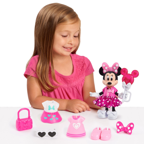 Disney Minnie Mickey - Papusa cu accesorii, Pretty in Pink copii varsta 3-5 ani|5-7 ani [2]