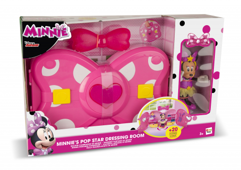 Jucării și Jocuri pentru copii - Disney Minnie Mickey - Set de joaca garderoba cu tinute Pop Star varsta 3-5 ani ,5-7 ani, Fete