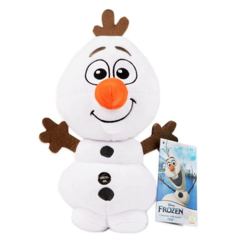 Jucării și Jocuri pentru copii - Disney - Plus cu sunete, Frozen, Olaf, 20 cm varsta 1-2 ani ,2-3 ani ,3-5 ani ,5-7 ani ,7-9 ani ,9-12 ani ,12-14 ani, Unisex