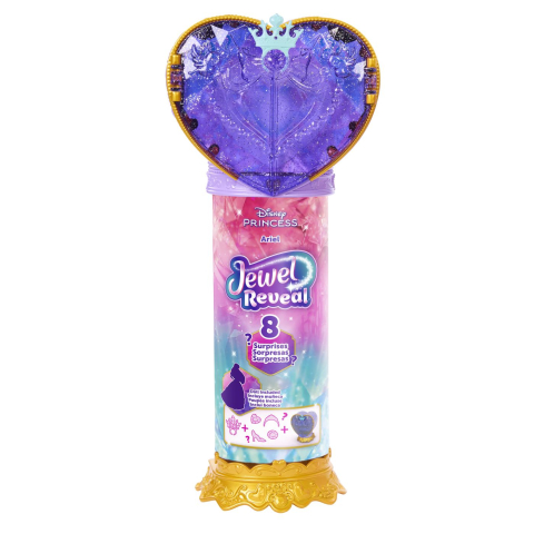 Disney princess jewel reveal papusa ariel copii varsta 3 ani - 7 ani [7]