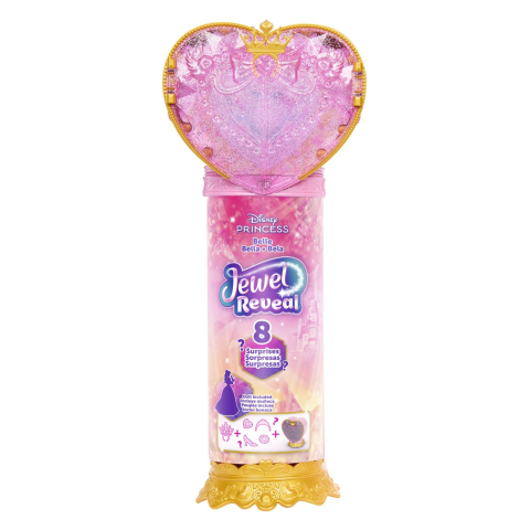 Disney princess jewel reveal papusa belle copii varsta 3 ani - 7 ani [8]