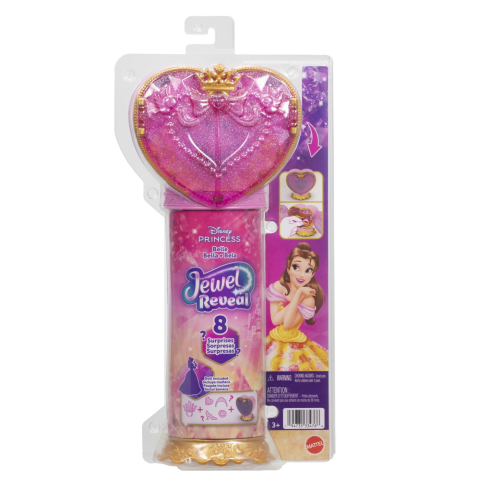 Jucării și Jocuri pentru copii - Disney princess jewel reveal papusa belle copii varsta 3 ani - 7 ani