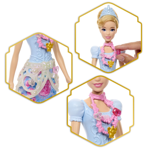 Disney princess jewel reveal papusa cenusareasa copii varsta 3 ani - 7 ani [1]
