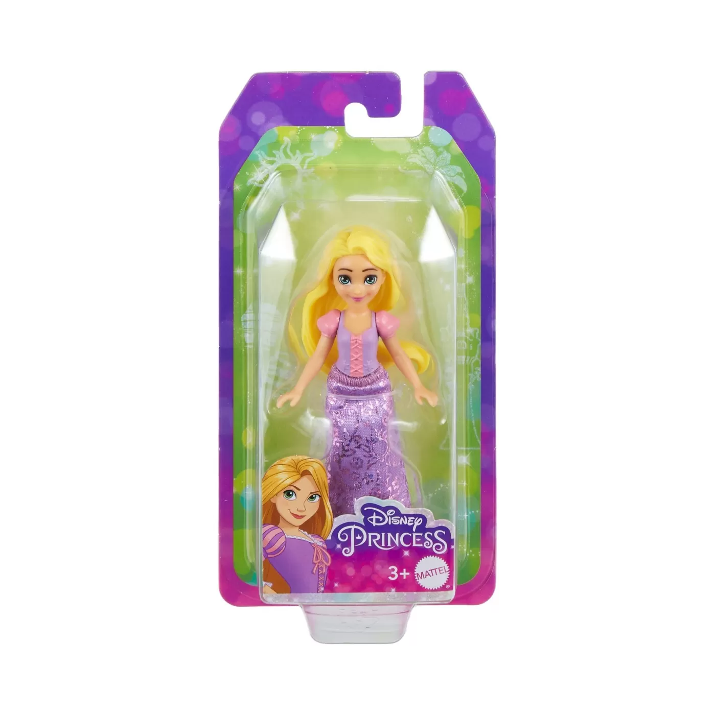 Jucării și Jocuri pentru copii - Disney princess mini papusa rapunzel 9cm, varsta de la 3 ani la 12 ani