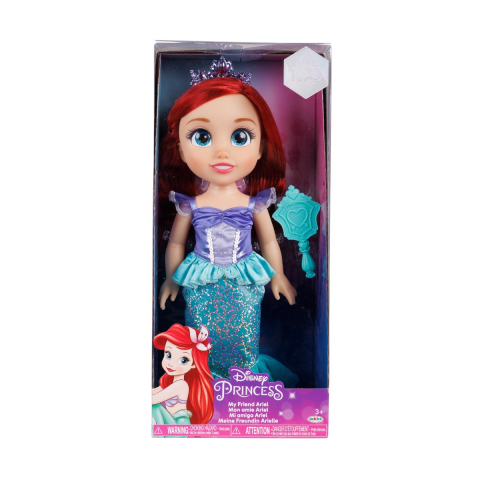 Jucării și Jocuri pentru copii - Disney Princess - Papusa Ariel, 38 cm, Disney 100 Dresses varsta 3-5 ani ,5-7 ani ,7-9 ani ,, Fete