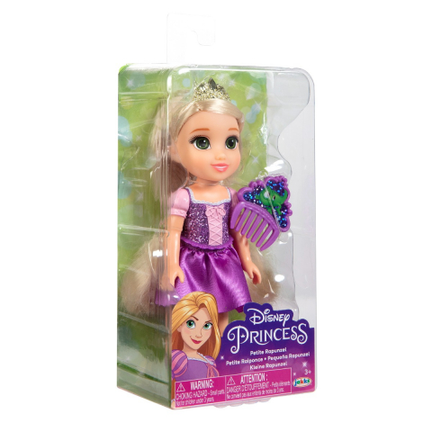 Disney Princess - Papusa cu sclipici si pieptene, 15 cm, diverse personaje varsta 3-5 ani ,5-7 ani ,7-9 ani, Fete [2]