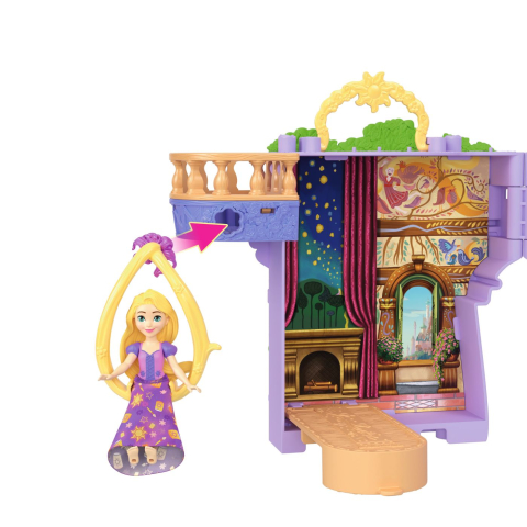 Disney princess set castelul lui rapunzel cu accesorii copii varsta 3 ani - 7 ani [9]