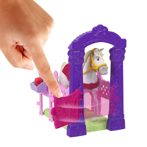 Disney princess set de joaca grajdul regal al lui rapunzel papusa si accesorii copii 3 ani - 8 ani [5]
