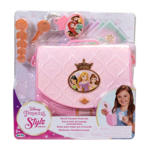 Jucării și Jocuri pentru copii - Disney Princess - Set gentuta de calatorie cu accesorii varsta 3-5 ani ,5-7 ani ,7-9 ani, Fete