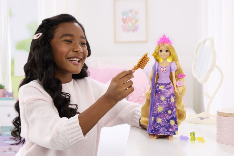 Disney princess set parul magic al lui rapunzel cu papusa si accesorii copii varsta 3 ani - 7 ani [3]