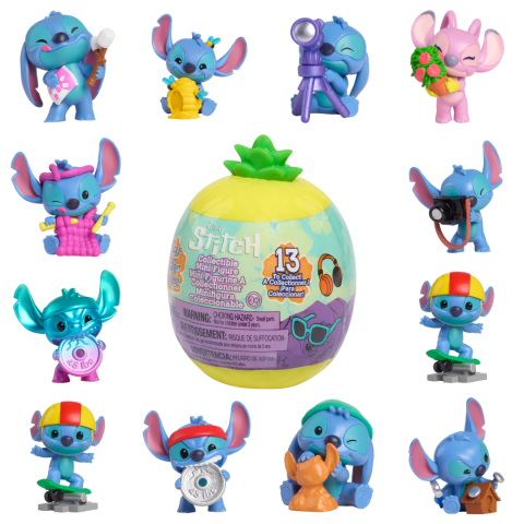 Jucării și Jocuri pentru copii - Disney Stitch - Mini-figurina ascunsa in capsula, Hobby S5 varsta 3-5 ani ,5-7 ani, Unisex