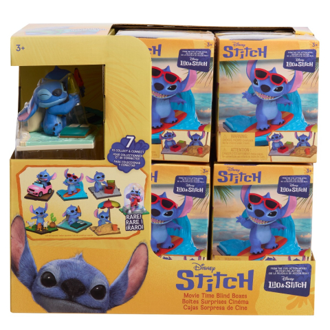 Disney Stitch - Mini-figurina ascunsa in cutie, diverse personaje copii varsta 3 ani + [1]