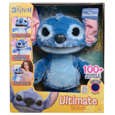 Jucării și Jocuri pentru copii - Disney Stitch - Plus interactiv, 100+ sunete si reactii copii varsta 3-5 ani|5-7 ani|7-9 ani|9-12 ani|12-14 ani