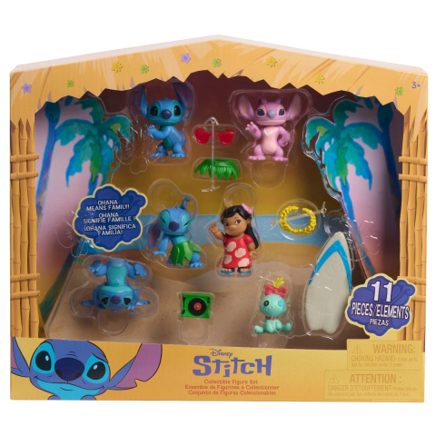 Disney Stitch - Set mini-figurine si accesorii blister copii varsta 3 ani + [6]