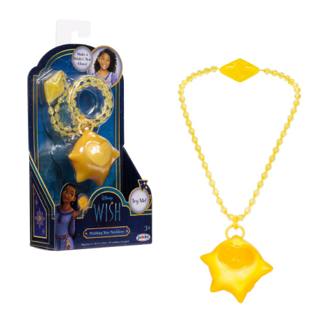 Jucării și Jocuri pentru copii - Disney Wish - Dorinta - Colier in forma de stea cu lumini varsta 3-5 ani ,5-7 ani ,7-9 ani ,, Fete