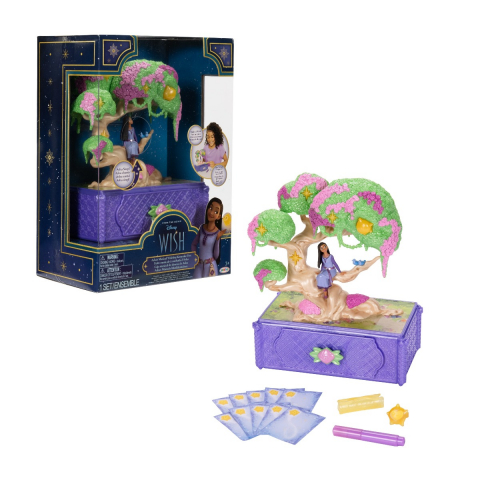 Jucării și Jocuri pentru copii - Disney Wish - Dorinta - Copacul dorintelor, cutie de bijuterii cu lumini si sunete varsta 3-5 ani ,5-7 ani ,7-9 ani ,, Fete