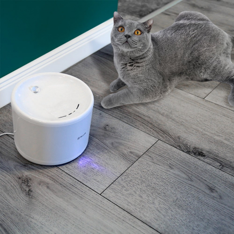 Dispenser apă animale WiFi Tellur Smart, 2L, Alb [2]