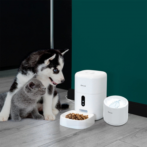 Dispenser apă animale WiFi Tellur Smart, 2L, Alb [6]