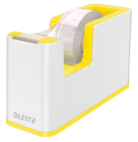 Articole pentru birou - Dispenser banda adeziva 19mm*33m galben/alb wow leitz