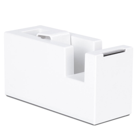 Articole pentru birou - Dispenser stabil pentru banda adeziva 18mm alb nusign deli