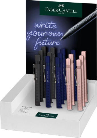 Birotică și Papetărie - Display 15 buc pix grip 2011 faber-castell