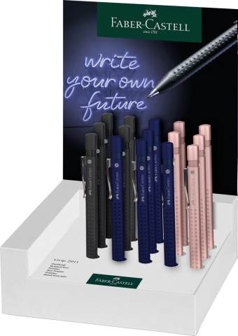 Rechizite Școlare - Display 20 buc creion mecanic 0.7mm grip 2011 faber-castell