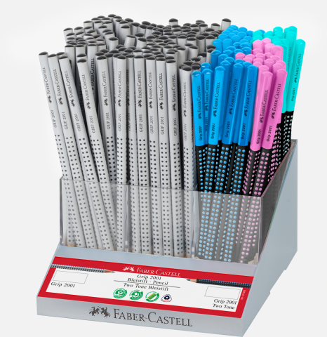 Rechizite Școlare - Display 216 buc creion grafit grip 2001 faber-castell