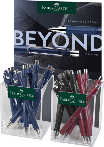 Birotică și Papetărie - Display 24 pixuri cu mecanism m beyond faber-castell