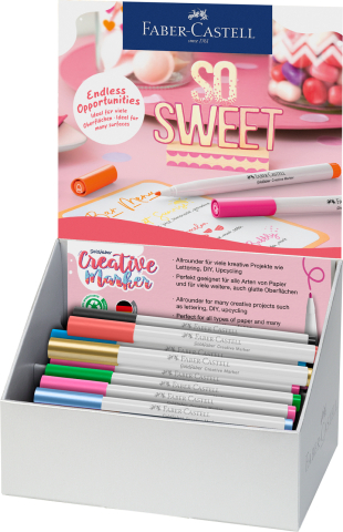 Birotică și Papetărie - Display 50 markere creative goldfaber 1.5mm faber-castell
