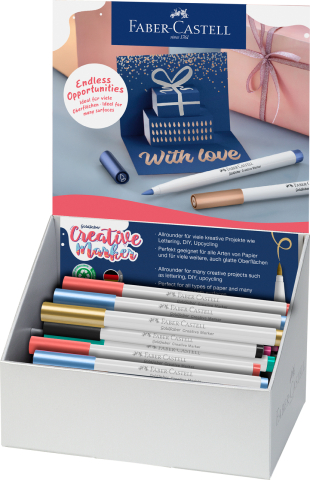 Birotică și Papetărie - Display 50 markere creative goldfaber b faber-castell