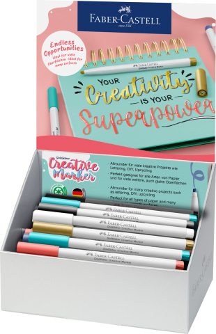 Birotică și Papetărie - Display 50 markere creative goldfaber c faber-castell