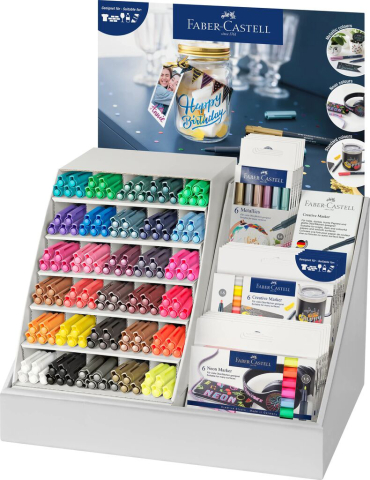 Birotică și Papetărie - Display concept marker creativ 2024 faber-castell