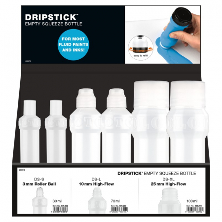 Rezerve acrilice și reutilizabile - Empty Display Set S – XL