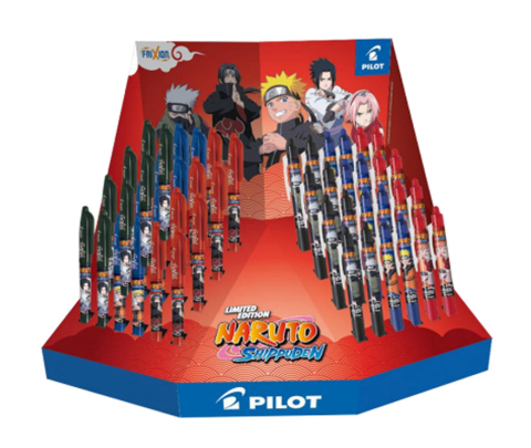 Rechizite Școlare - Display echipat roller 0.7 mm naruto frixion pilot