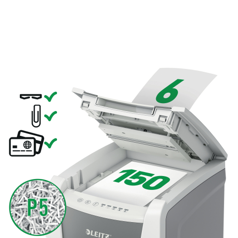 Distrugator automat doc iq office micro-cut 150 coli p5 leitz [1]