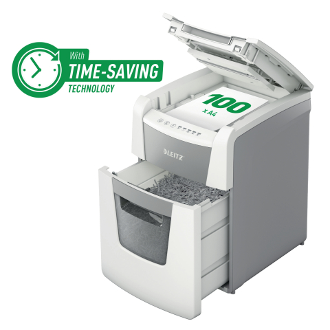 Birotică și Papetărie - Distrugator automat doc iq small office cross-cut 100 coli p4 leitz