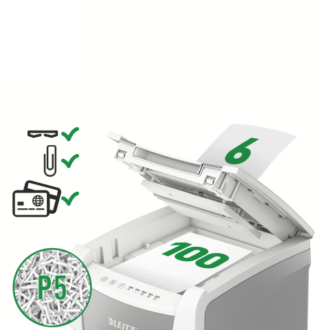 Distrugator automat doc iq small office micro-cut 100 coli p5 leitz [1]