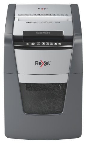 Distrugator automat optimum 100m p5 micro cut 100 coli rexel [1]