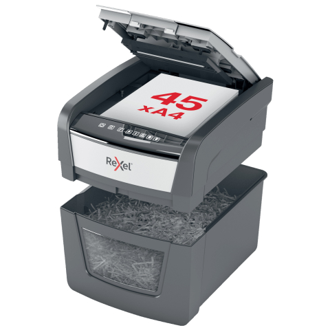 Birotică și Papetărie - Distrugator automat optimum 45x p4 cross cut 45 coli rexel