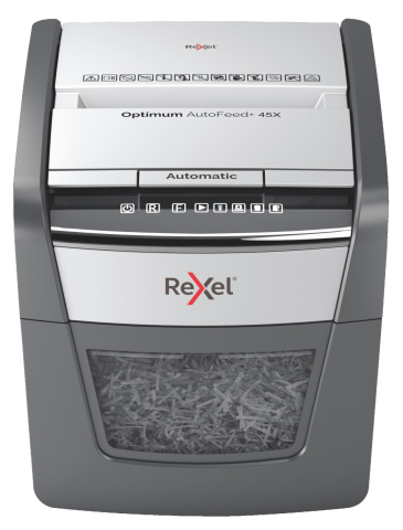 Distrugator automat optimum 45x p4 cross cut 45 coli rexel [1]