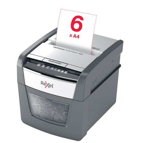 Distrugator automat optimum 45x p4 cross cut 45 coli rexel [4]