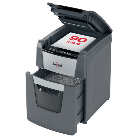 Birotică și Papetărie - Distrugator automat optimum 90x p4 cross cut 90 coli rexel