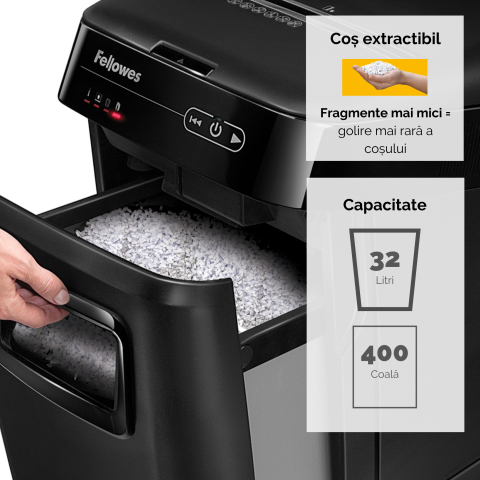 Distrugator doc automat automax 200m microshred fellowes [4]