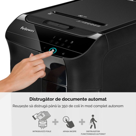 Distrugator doc automat automax 350c cross-cut fellowes [3]