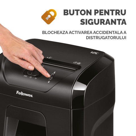Distrugator documente 12c cross-cut fellowes [3]